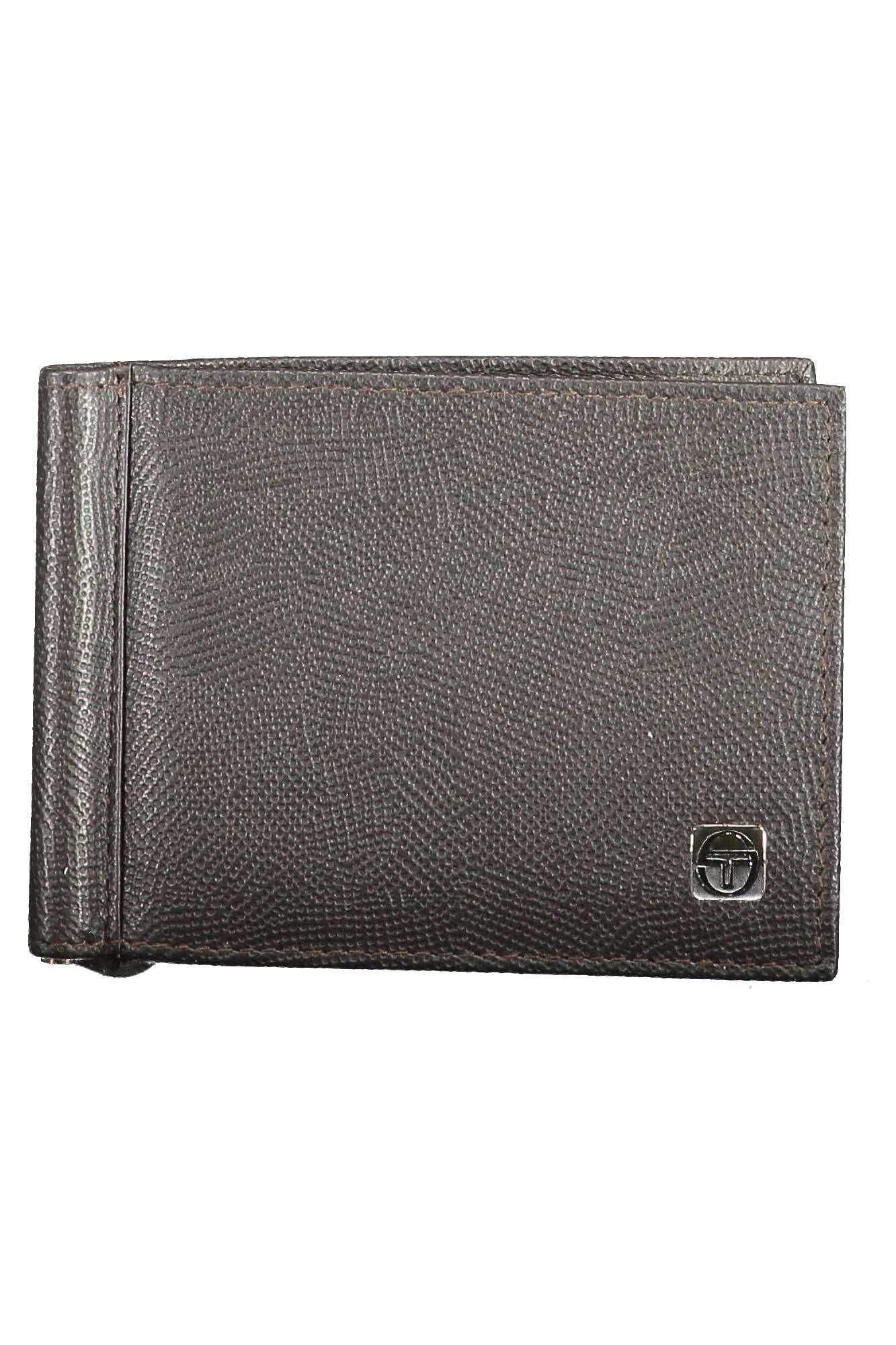 Sergio Tacchini Sleek Leather Money Clip Wallet