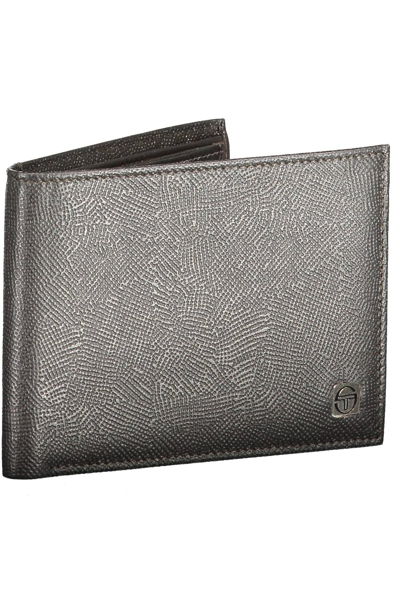 Sergio Tacchini Elegant Leather Bi-Fold Wallet in Rich Brown