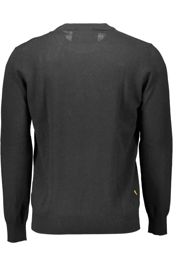 Timberland Elegant Black Wool-Blend Sweater for Men