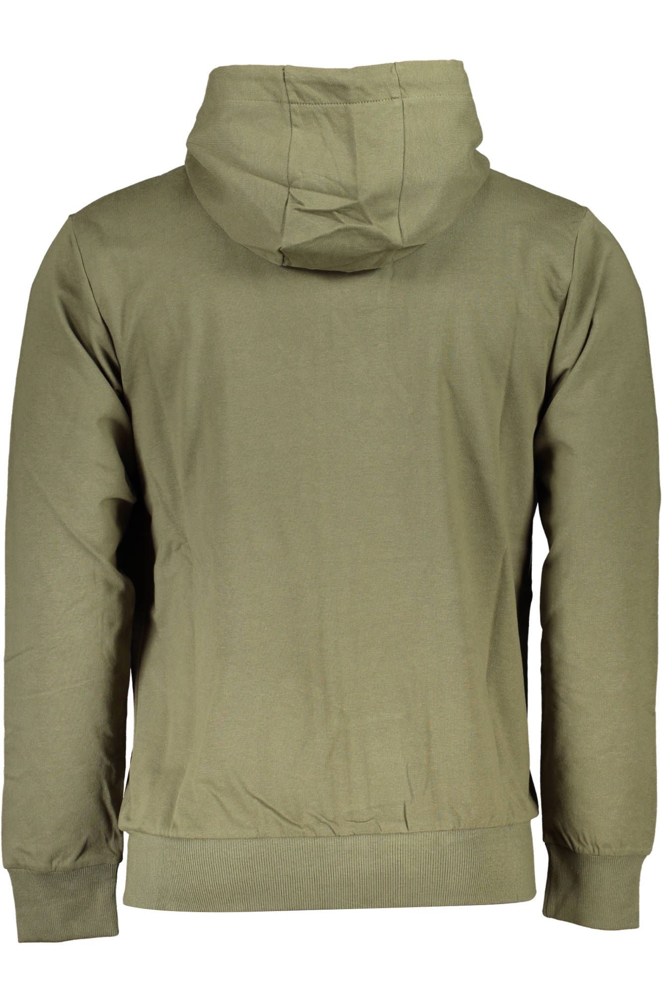 U.S. Grand Polo Green High-Collar Zip Hoodie with Embroidery