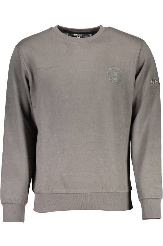 U.S. Grand Polo Vintage Grand Polo Gray Cotton Sweatshirt