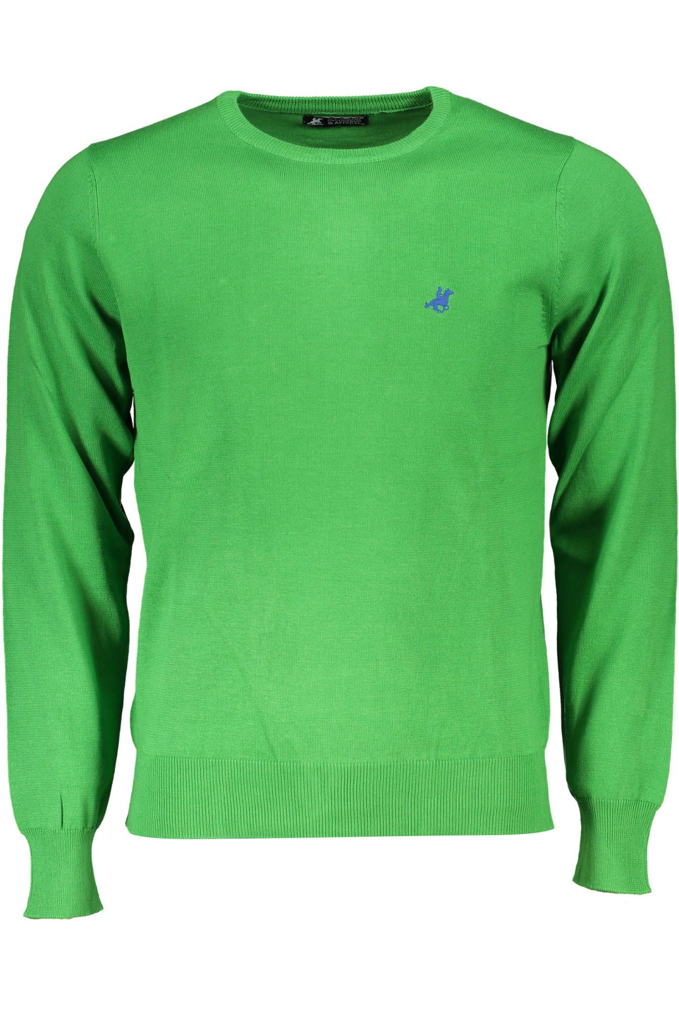 U.S. Grand Polo Round Neck Embroidered Green Sweater