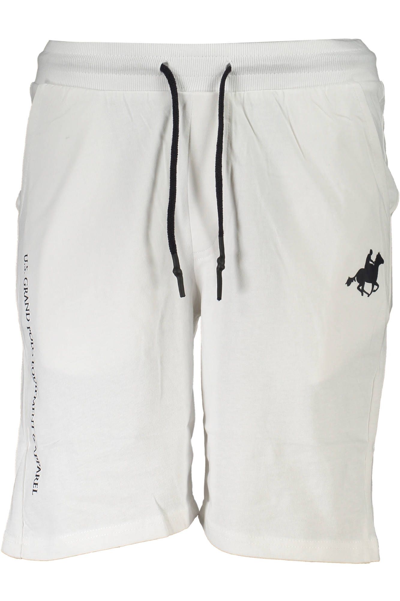 U.S. Grand Polo Elegant Sporty White Polo Shorts