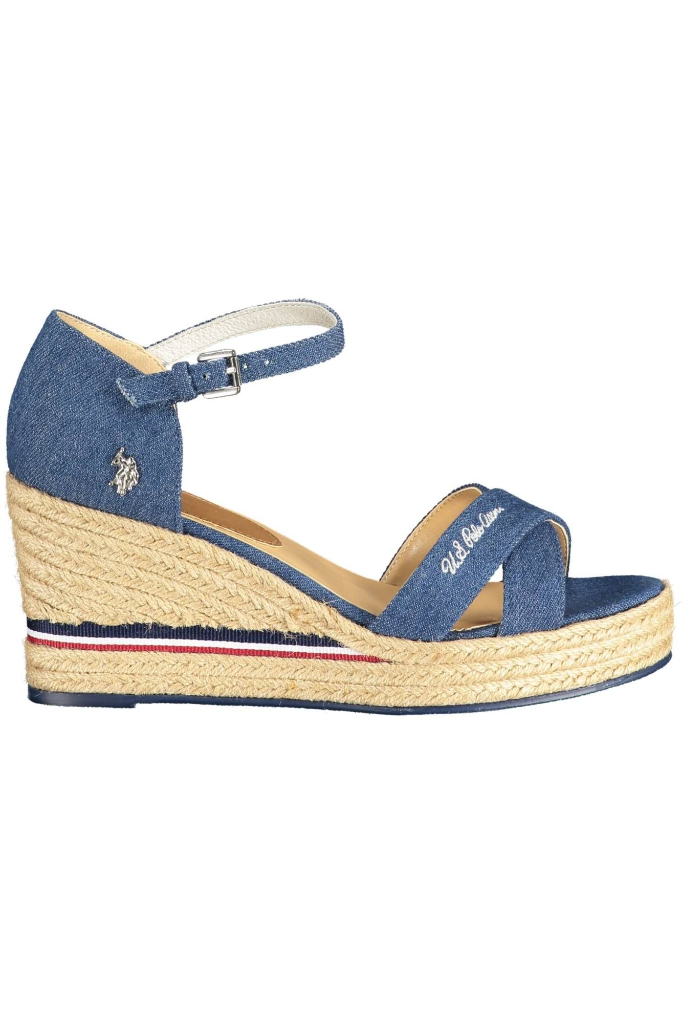 U.S. POLO ASSN. Chic Ankle Strap Wedge Sandals