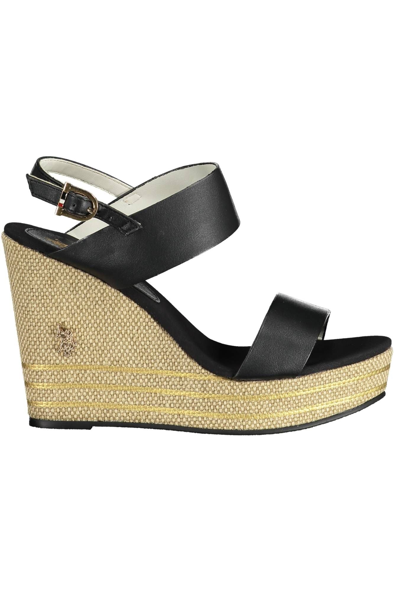 U.S. POLO ASSN. Chic Ankle Buckle Wedge Sandals