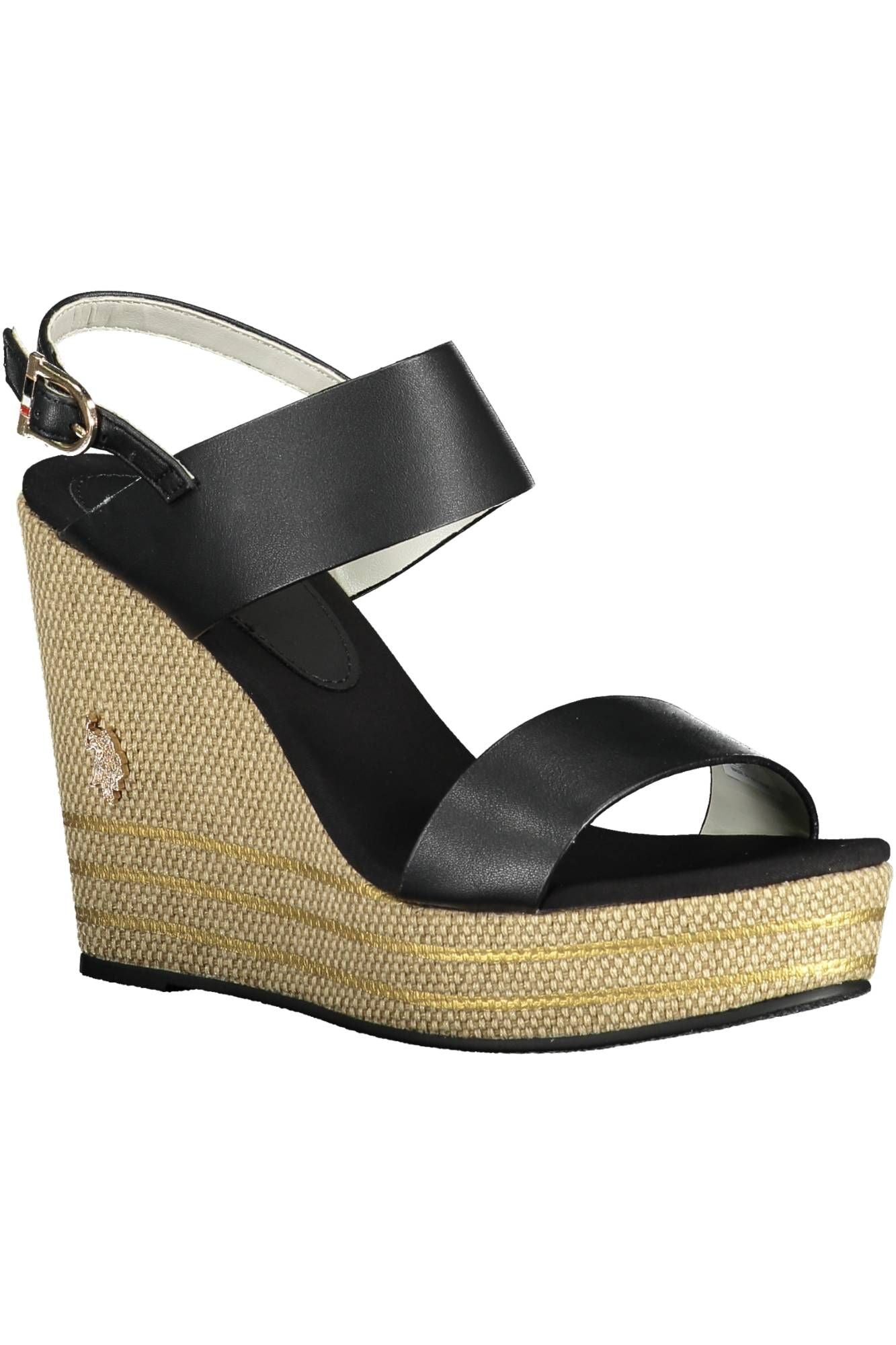 U.S. POLO ASSN. Chic Ankle Buckle Wedge Sandals