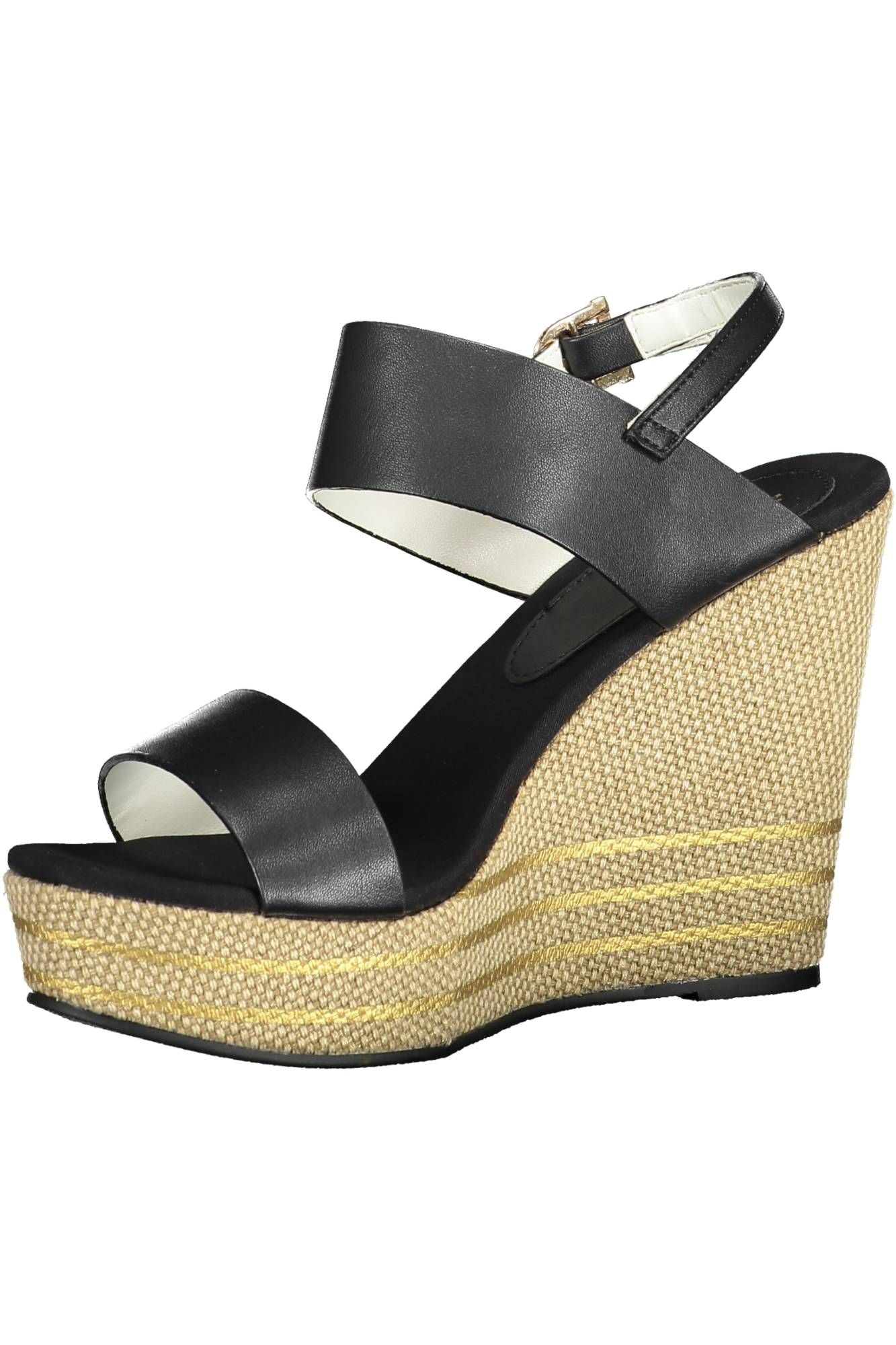 U.S. POLO ASSN. Chic Ankle Buckle Wedge Sandals