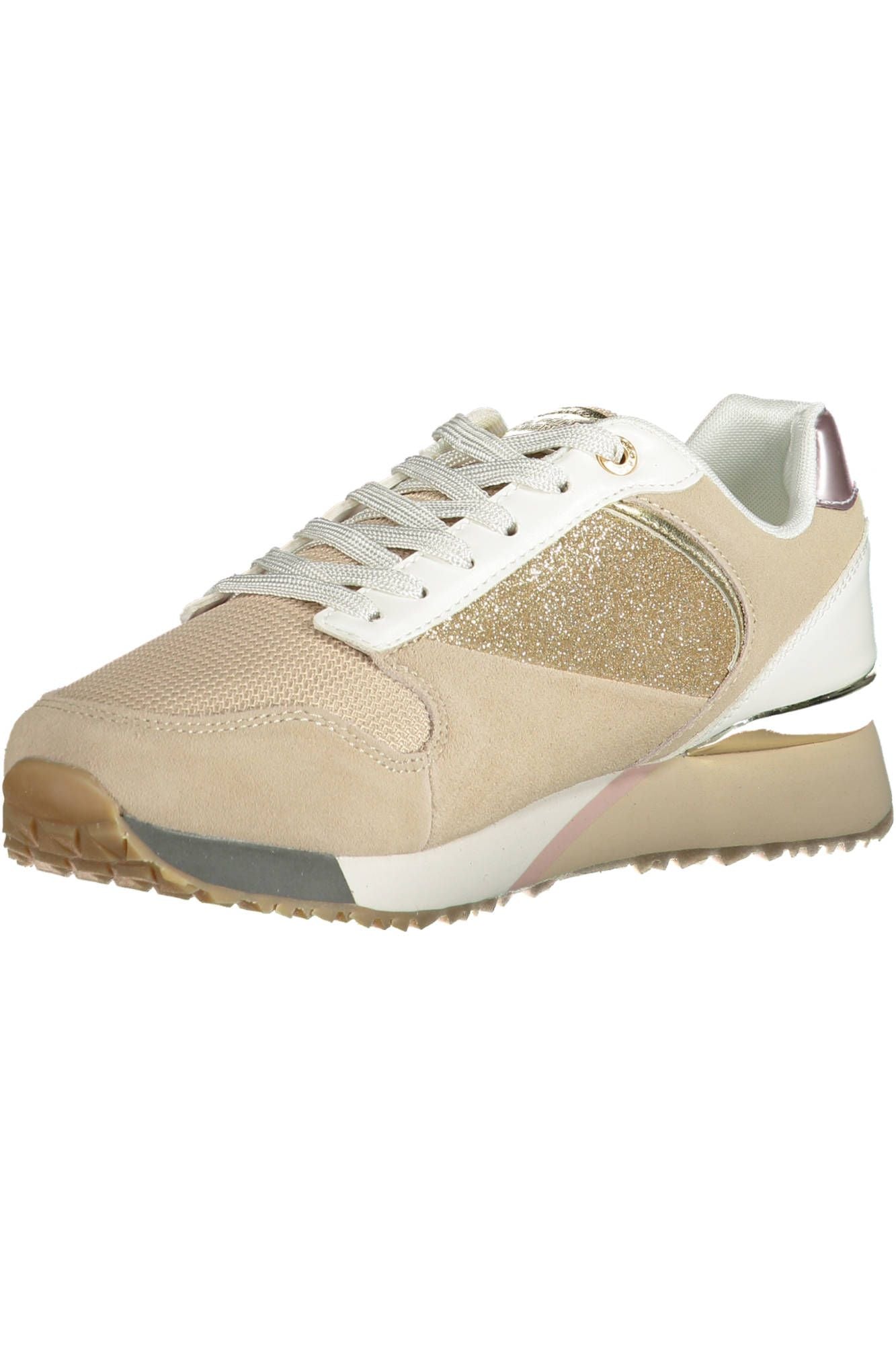 U.S. POLO ASSN. Chic Beige Sports Sneakers With Logo Detail