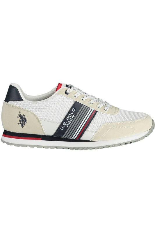 U.S. POLO ASSN. Pristine Polo-Inspired White Sneakers