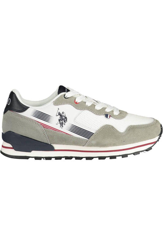 U.S. POLO ASSN. Sleek White Sneakers with Memory Sole