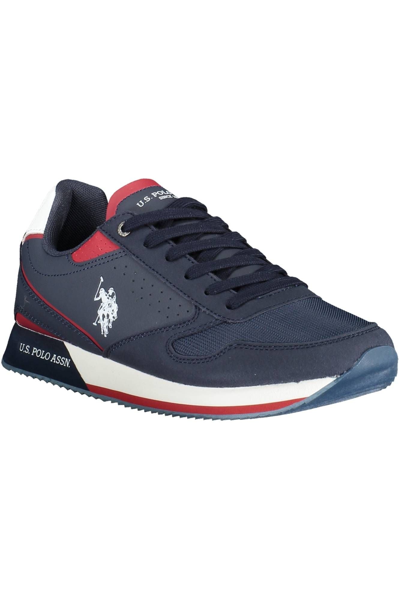 U.S. POLO ASSN. Contrast Detail Lace-Up Sports Sneakers