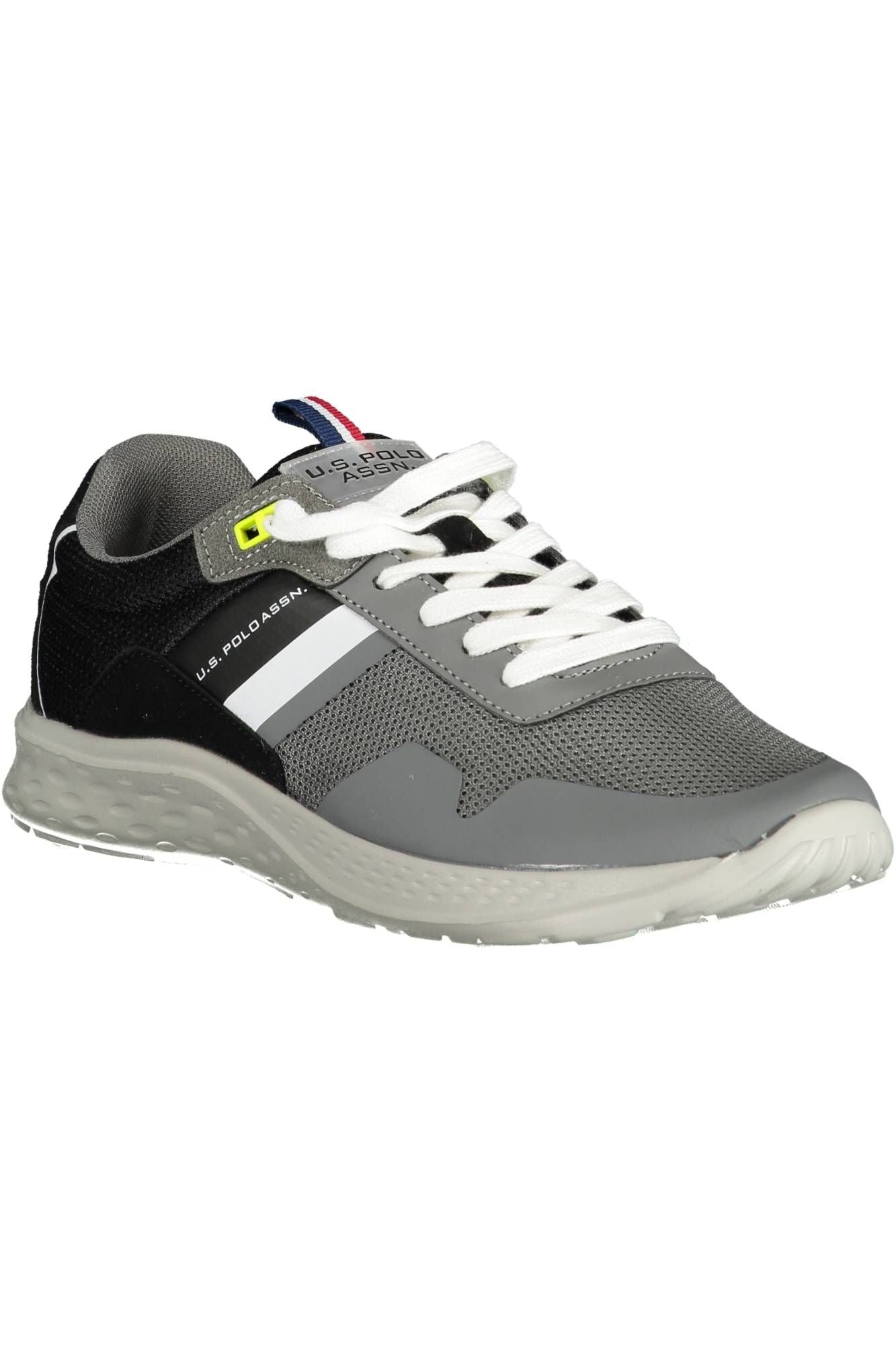 U.S. POLO ASSN. Sleek Gray Lace-Up Sports Sneakers