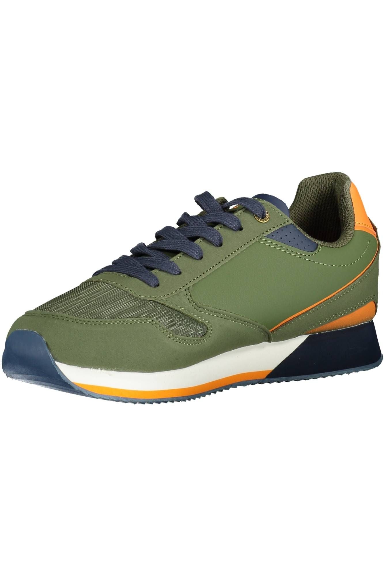 U.S. POLO ASSN. Sporty Green Lace-Up Sneakers with Logo Accent