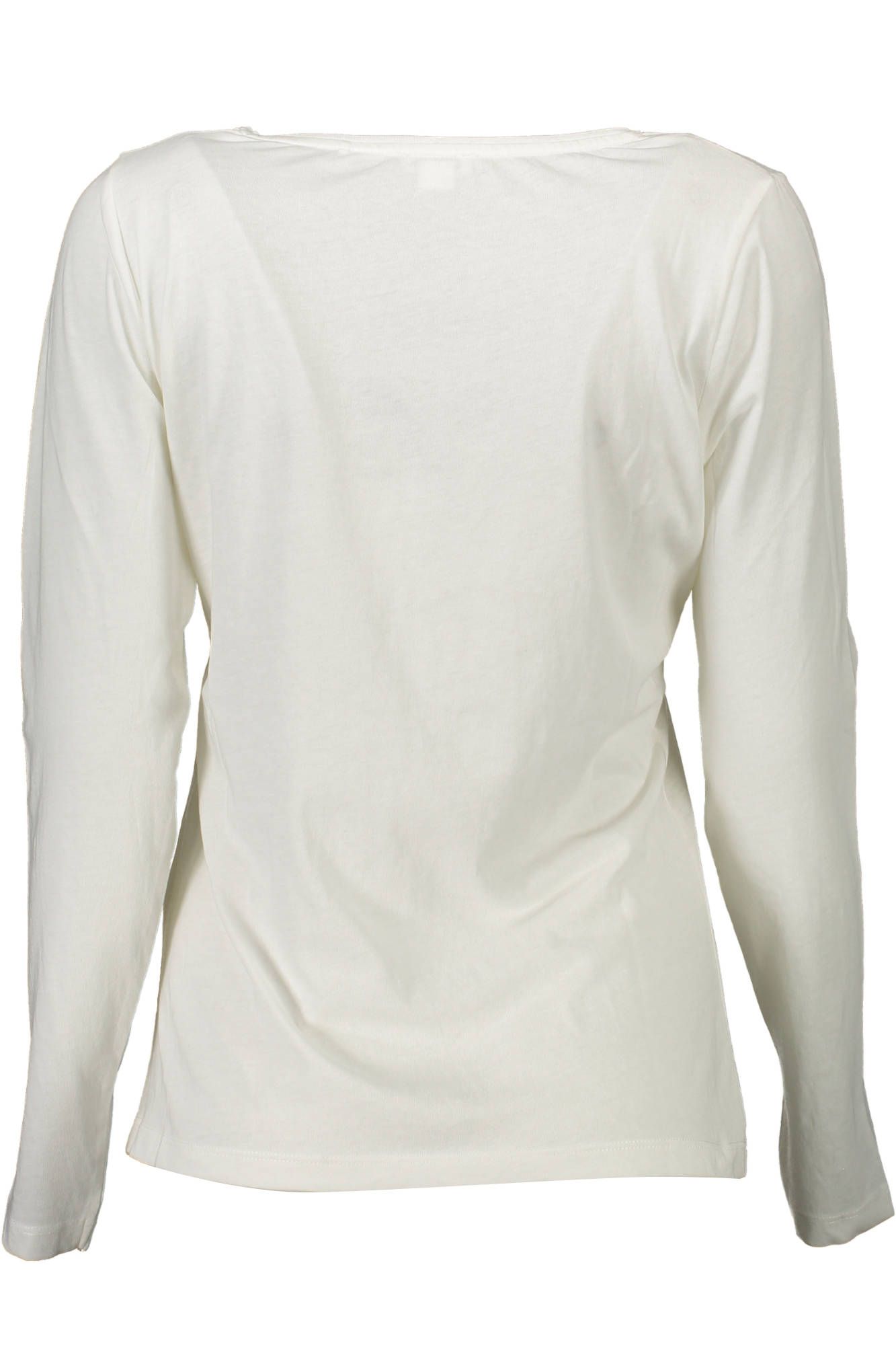 U.S. POLO ASSN. Chic White Long-Sleeved Logo Tee