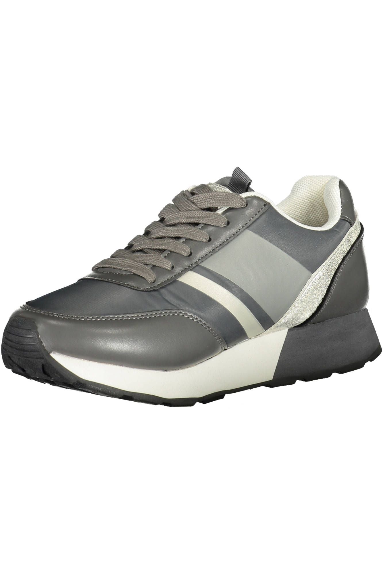 U.S. POLO ASSN. Sleek Gray Lace-Up Sports Sneakers