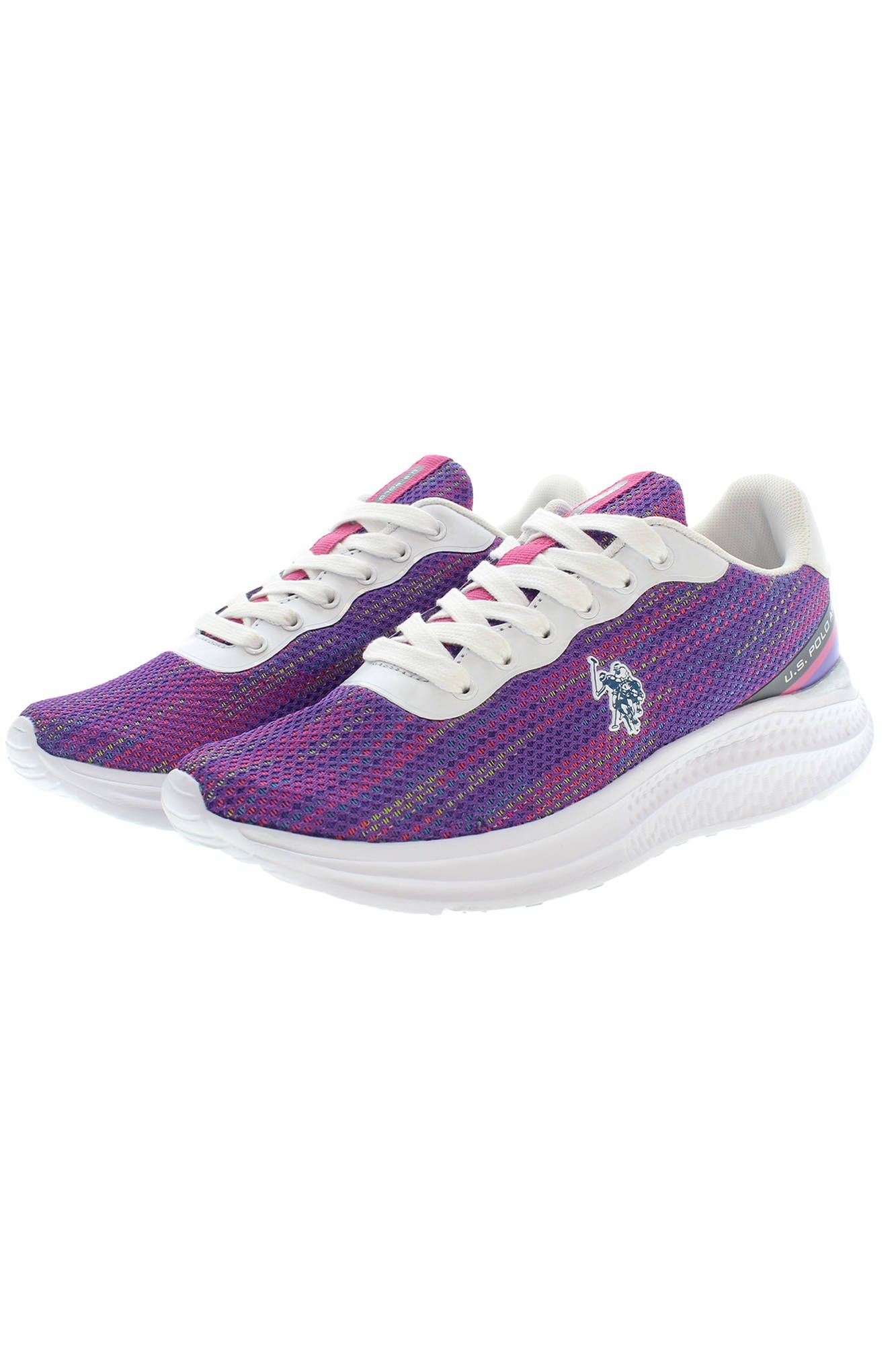 U.S. POLO ASSN. Chic Purple Lace-Up Sports Sneakers