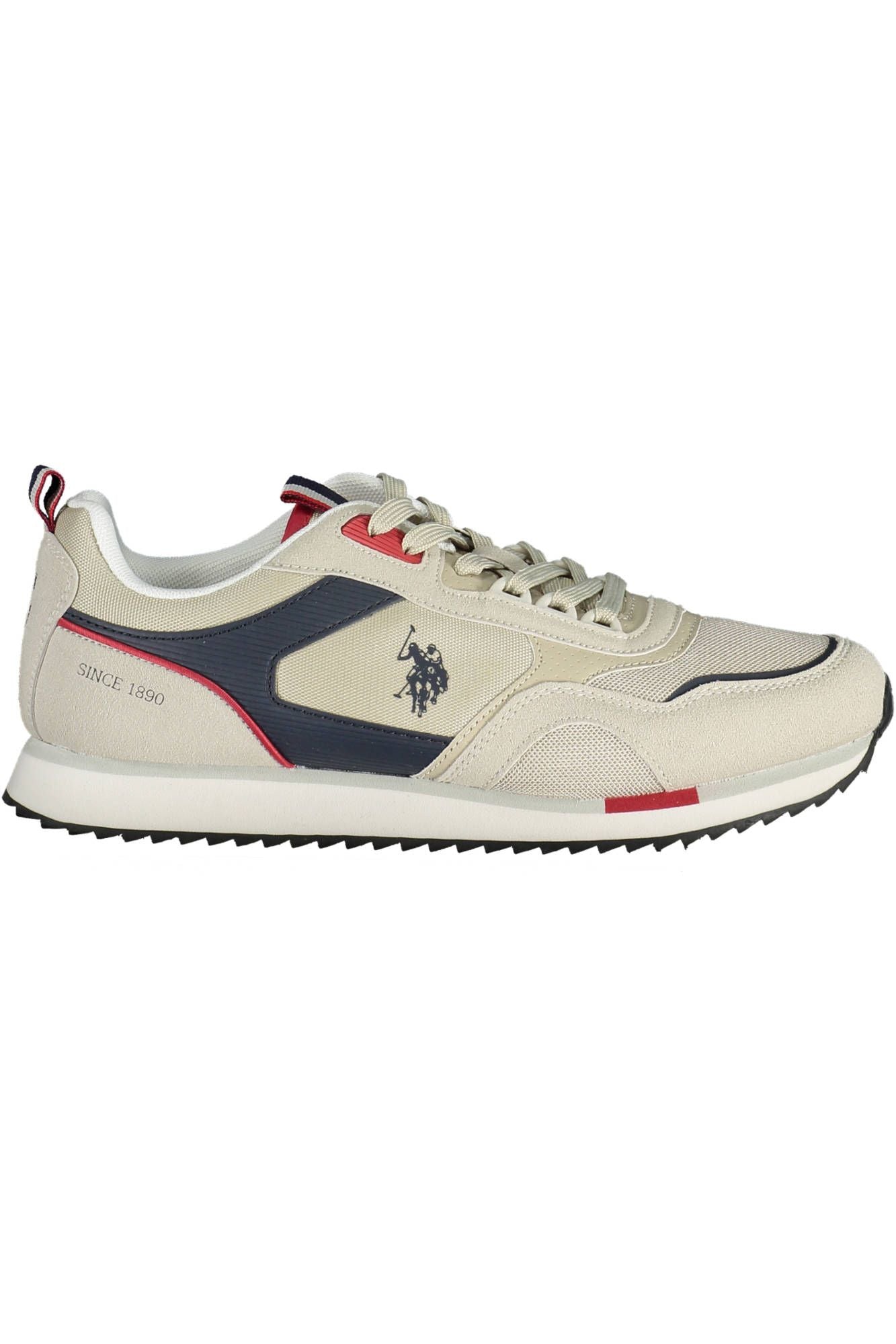 U.S. POLO ASSN. Sophisticated Beige Sneakers with Contrasting Details