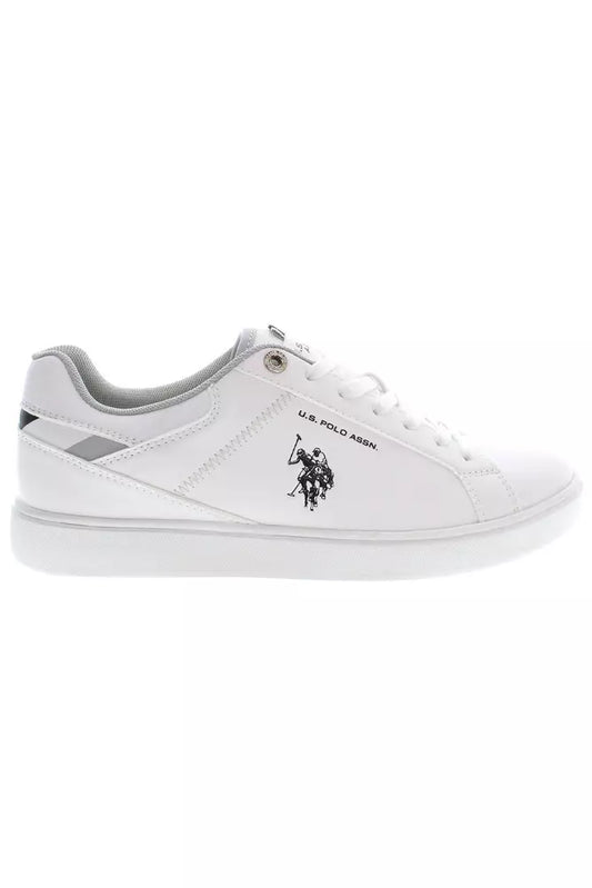 U.S. POLO ASSN. Sleek White Sneakers with Signature Logo