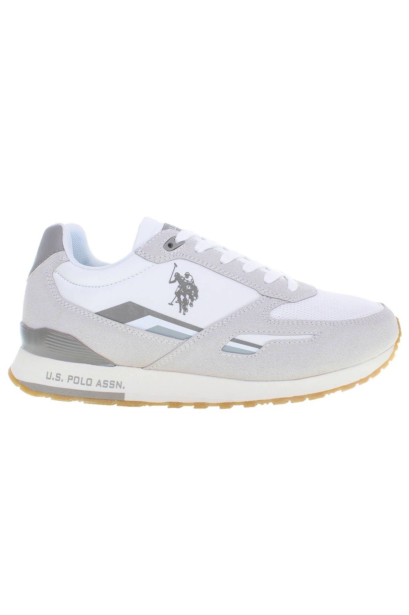 U.S. POLO ASSN. Chic White Sports Sneakers with Logo Detail