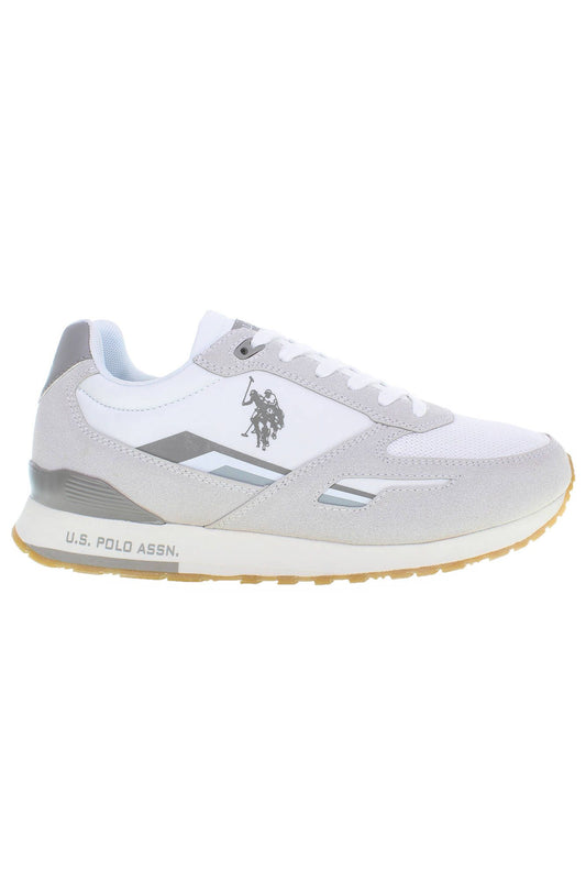 U.S. POLO ASSN. Chic White Sports Sneakers with Logo Detail