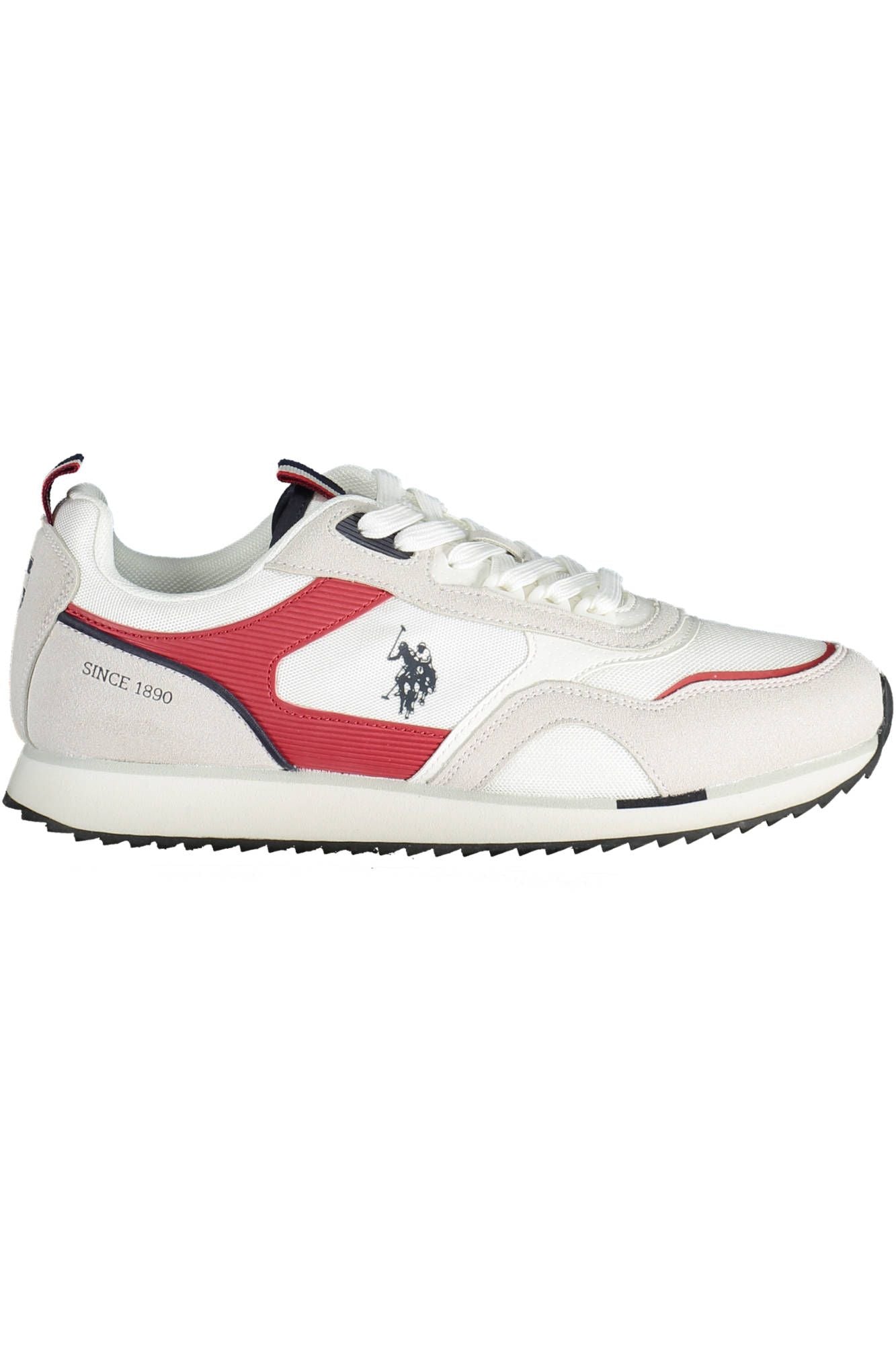 U.S. POLO ASSN. White Polyester Sneaker