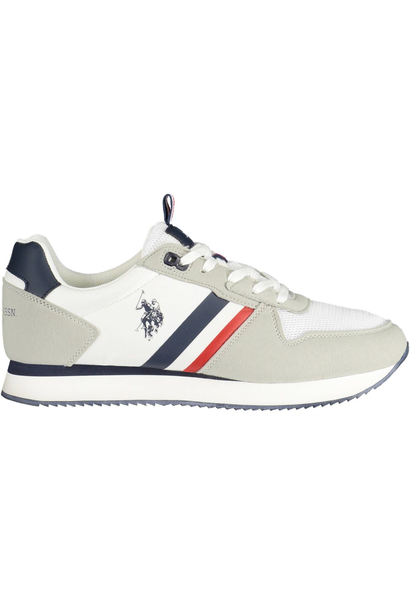 U.S. POLO ASSN. Elegant White Sports Sneakers with Logo