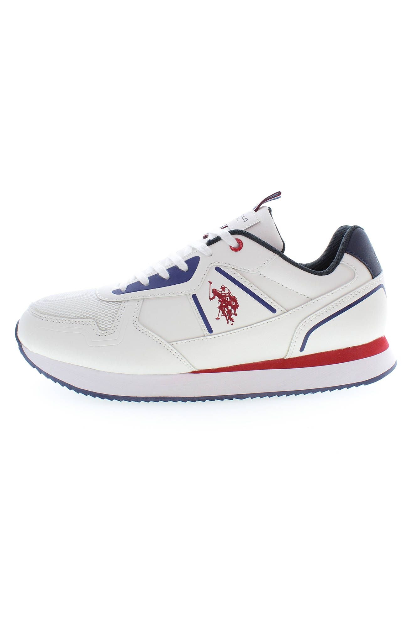 U.S. POLO ASSN. Sleek White Sports Sneakers with Logo Detail