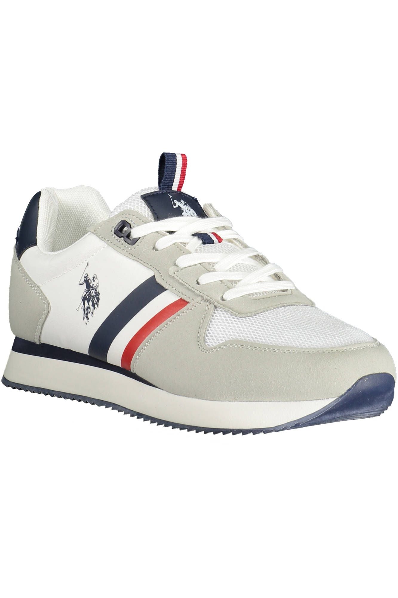 U.S. POLO ASSN. Elegant White Sports Sneakers with Logo