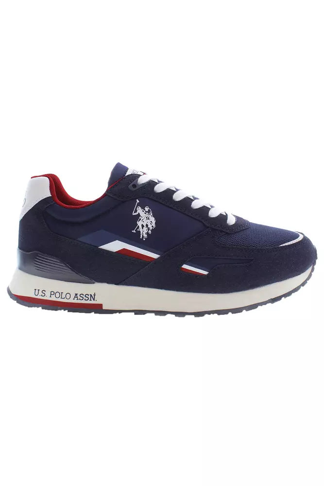 U.S. POLO ASSN. Chic Blue Lace-Up Sports Sneakers