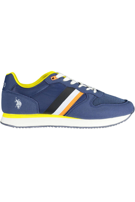 U.S. POLO ASSN. Chic Blue Contrast Lace-up Sneakers