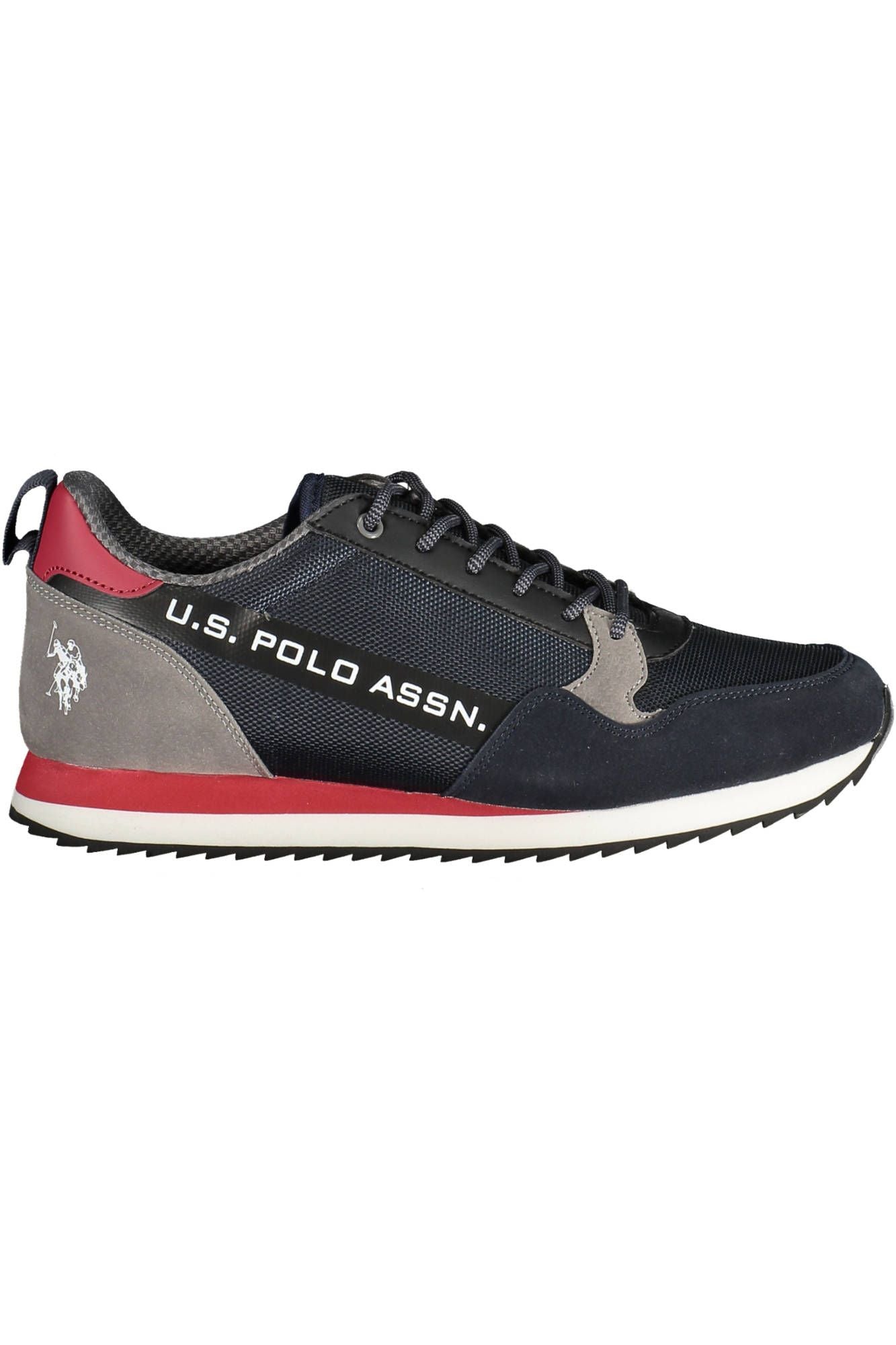 U.S. POLO ASSN. Sleek Blue Lace-Up Sports Sneakers