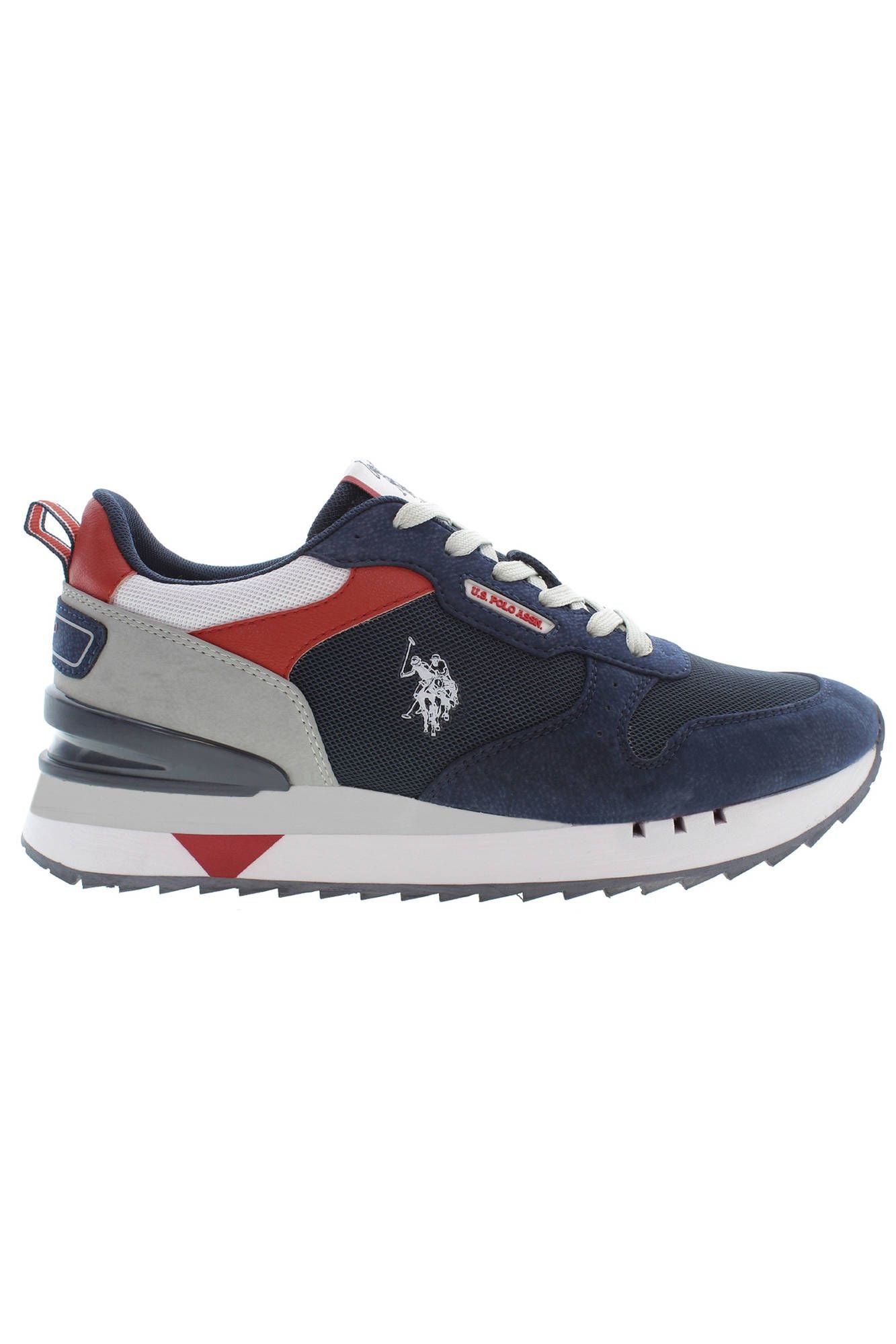 U.S. POLO ASSN. Sporty Blue Lace-Up Sneakers with Logo Detail