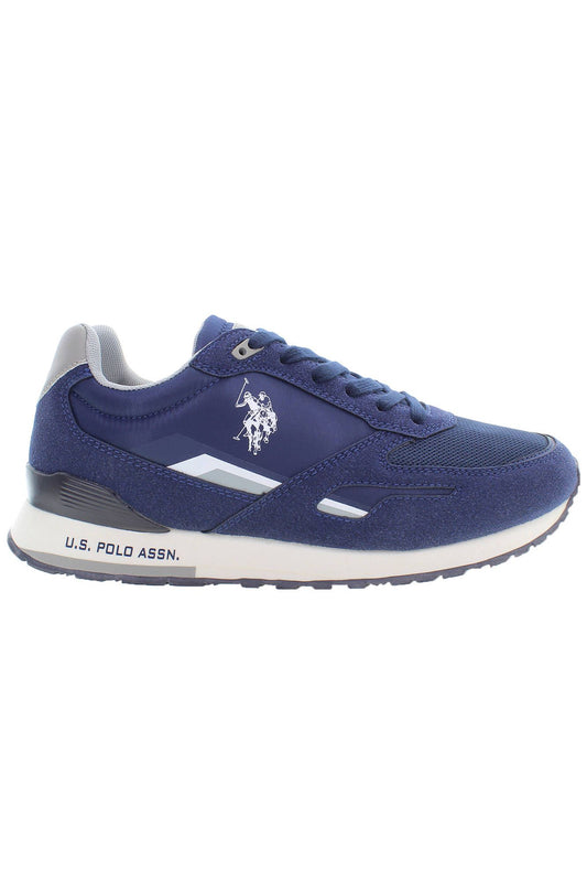 U.S. POLO ASSN. Sleek Blue Lace-Up Sporty Sneakers