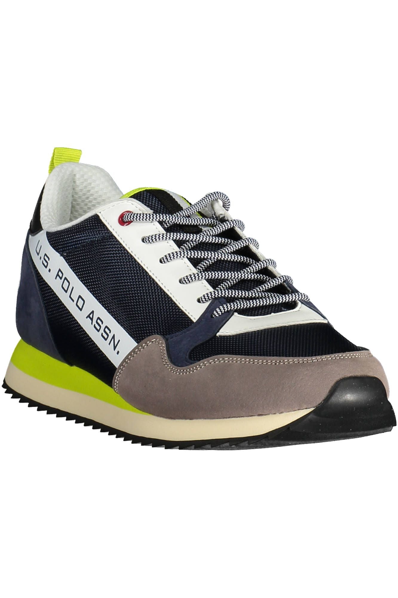 U.S. POLO ASSN. Chic Blue Lace-Up Sport Sneakers with Logo Detail