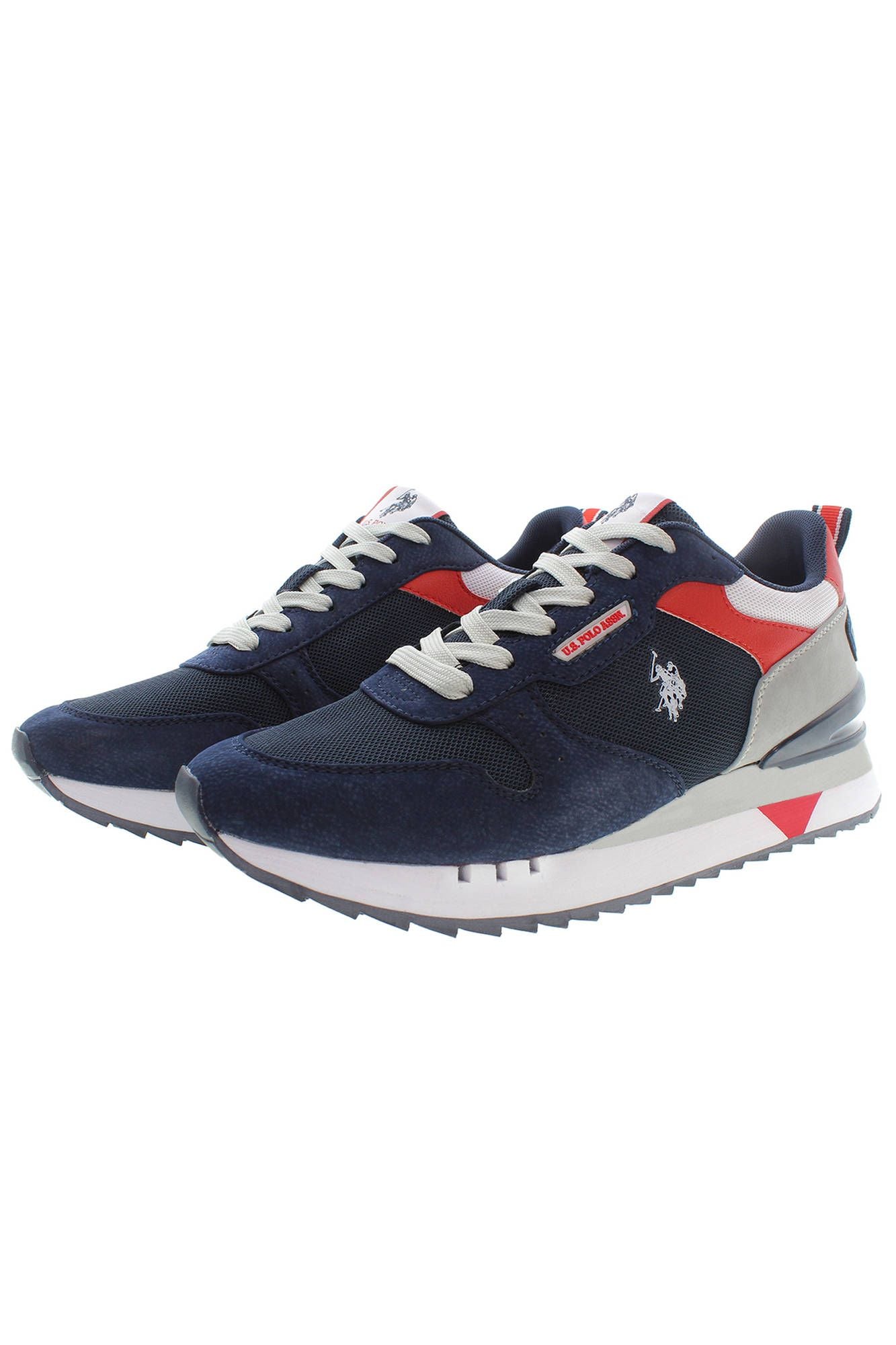 U.S. POLO ASSN. Sporty Blue Lace-Up Sneakers with Logo Detail