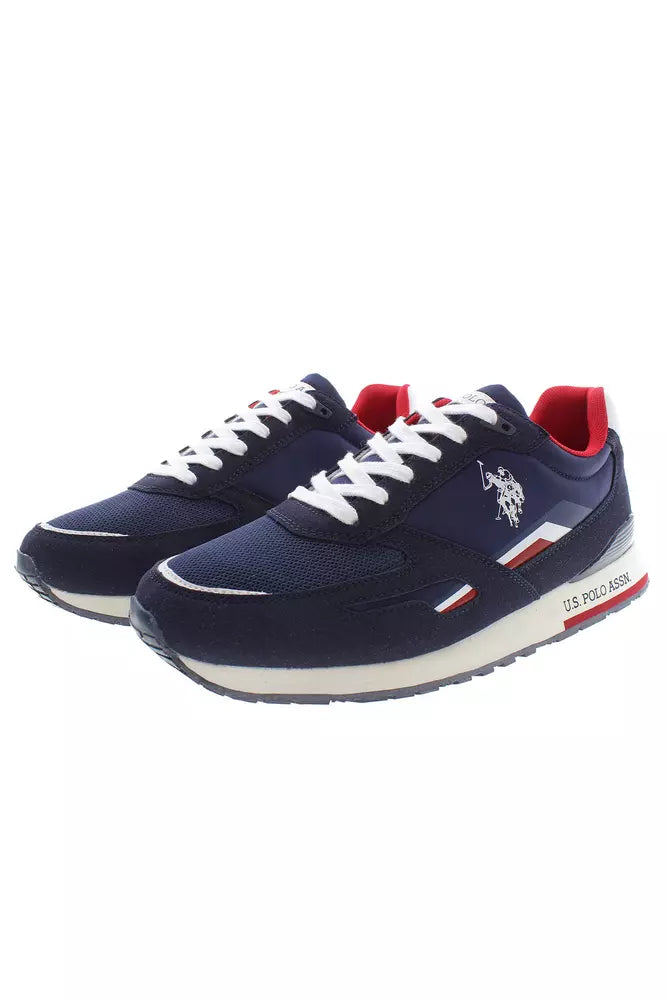 U.S. POLO ASSN. Chic Blue Lace-Up Sports Sneakers