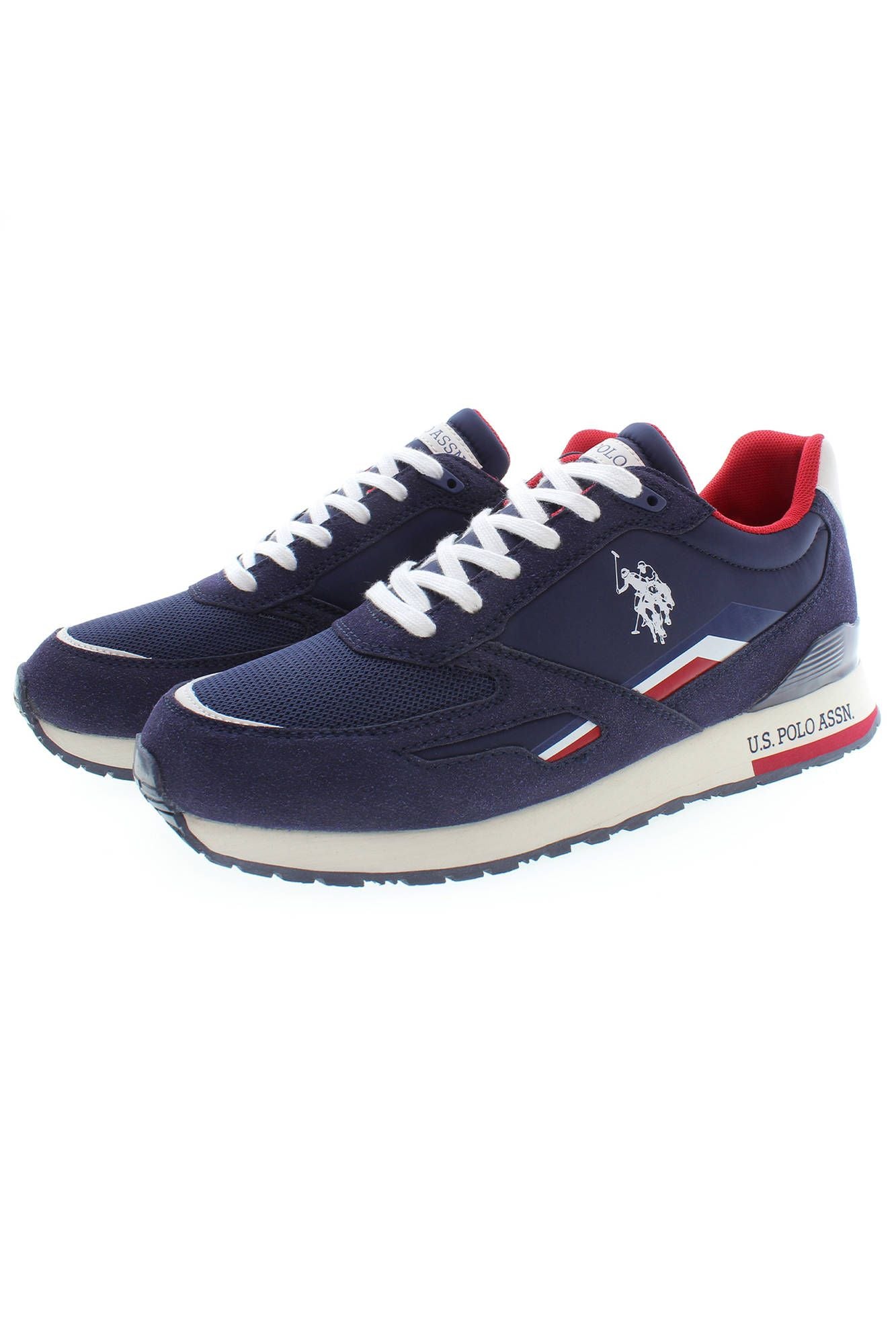 U.S. POLO ASSN. Sleek Blue Sneakers with Contrasting Details