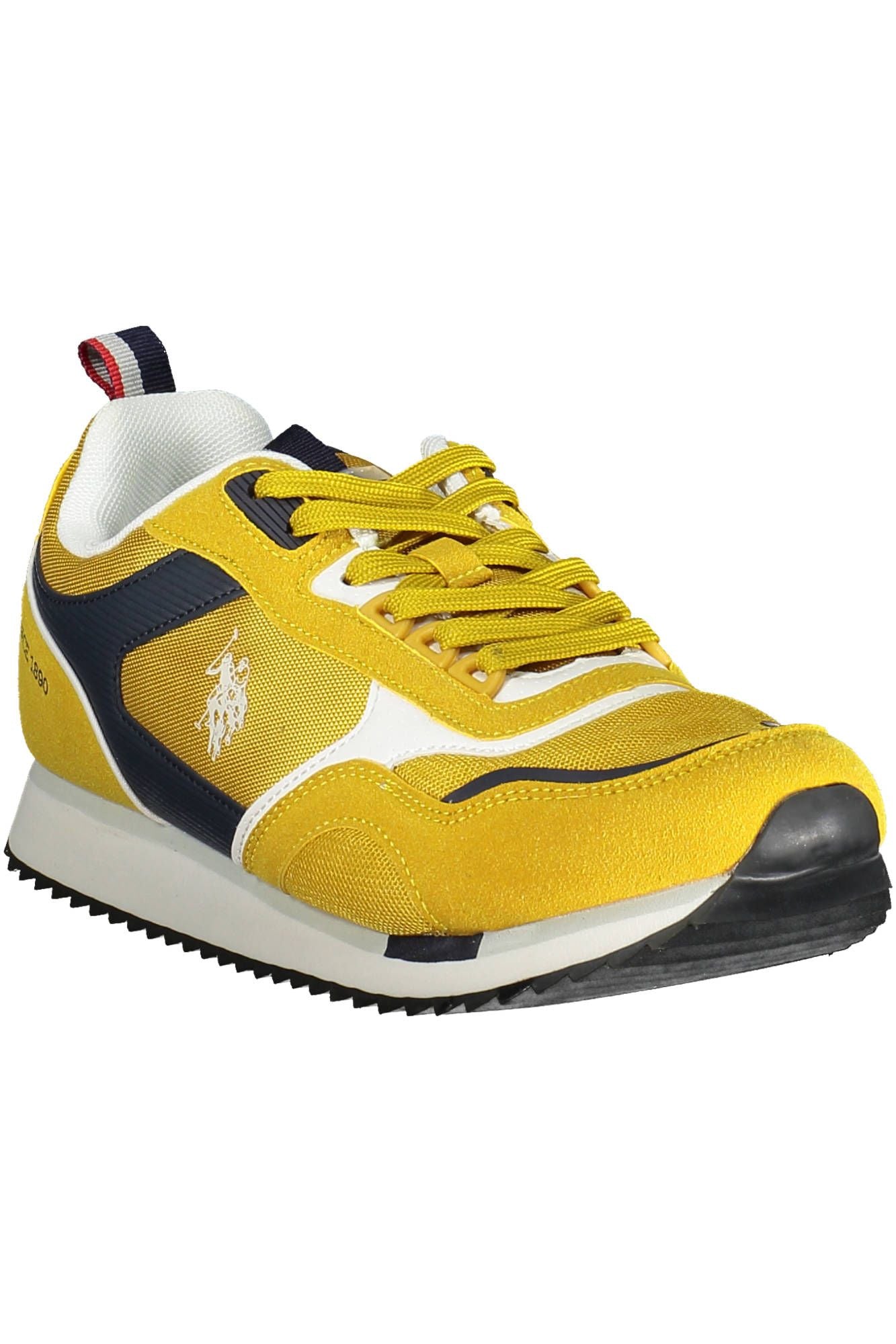 U.S. POLO ASSN. Dashing Yellow Lace-Up Sports Sneakers