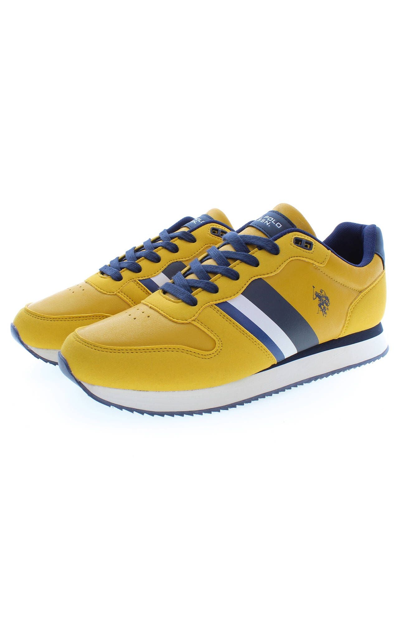 U.S. POLO ASSN. Sporty Yellow Lace-Up Sneakers