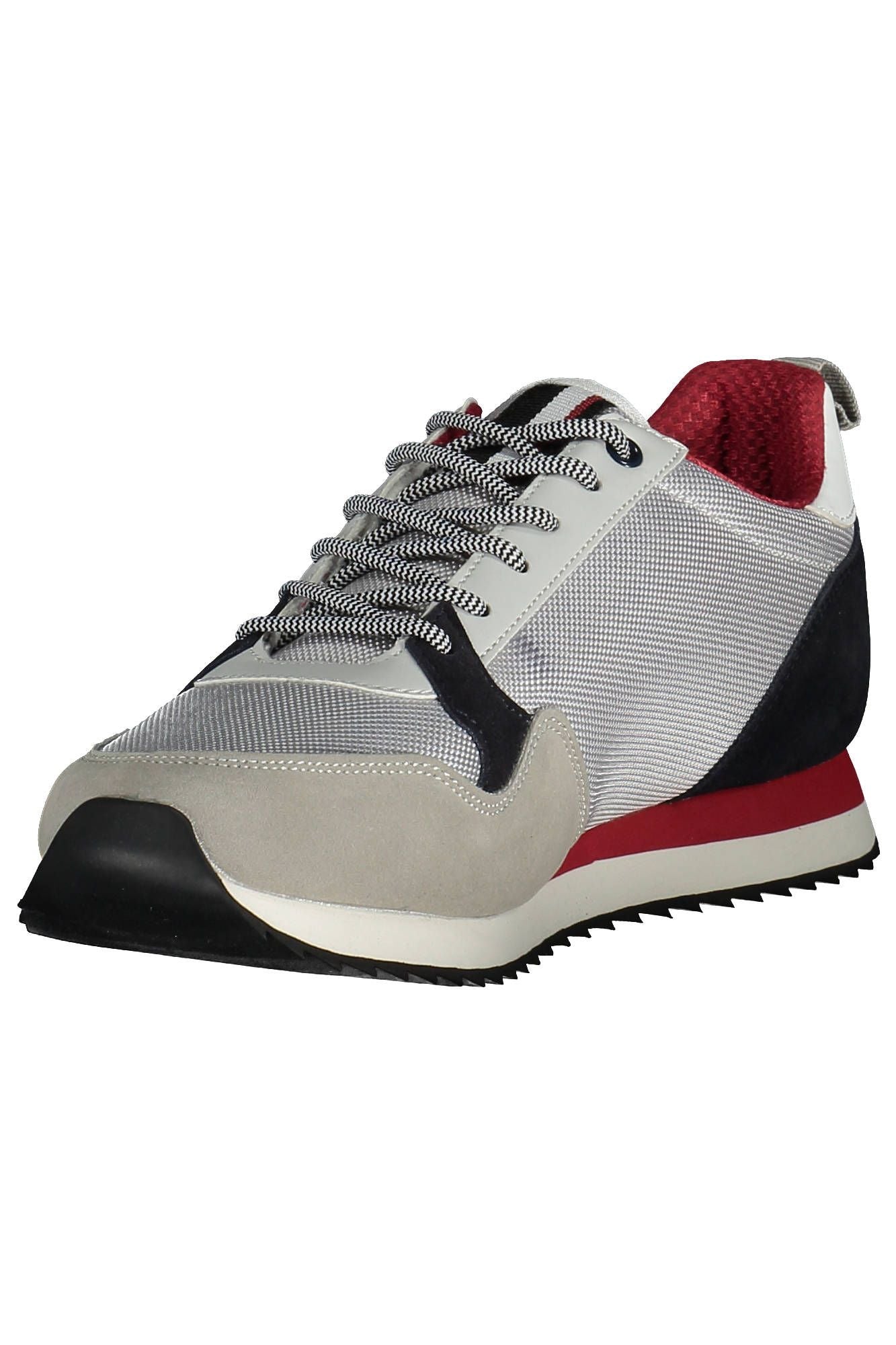 U.S. POLO ASSN. Sleek Gray Sports Sneakers with Contrasting Details