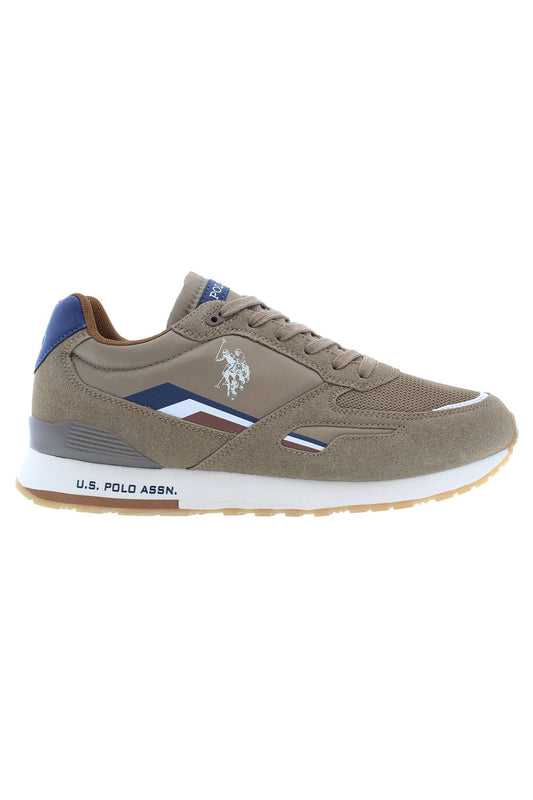 U.S. POLO ASSN. Brown Polyester Sneaker