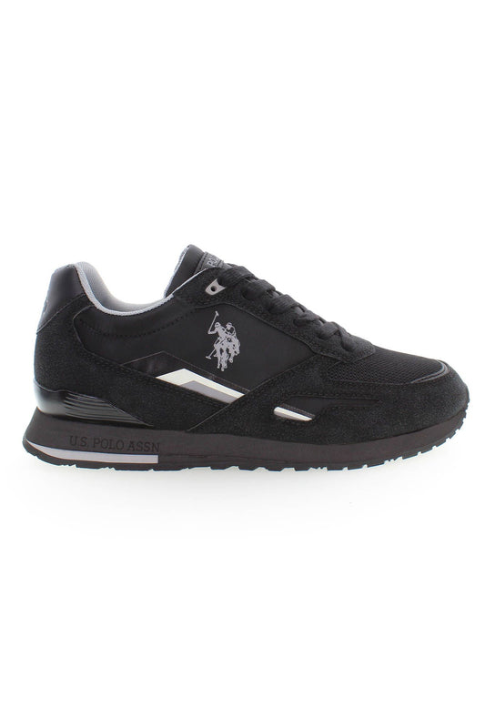 U.S. POLO ASSN. Sleek Black Sneakers with Dynamic Design