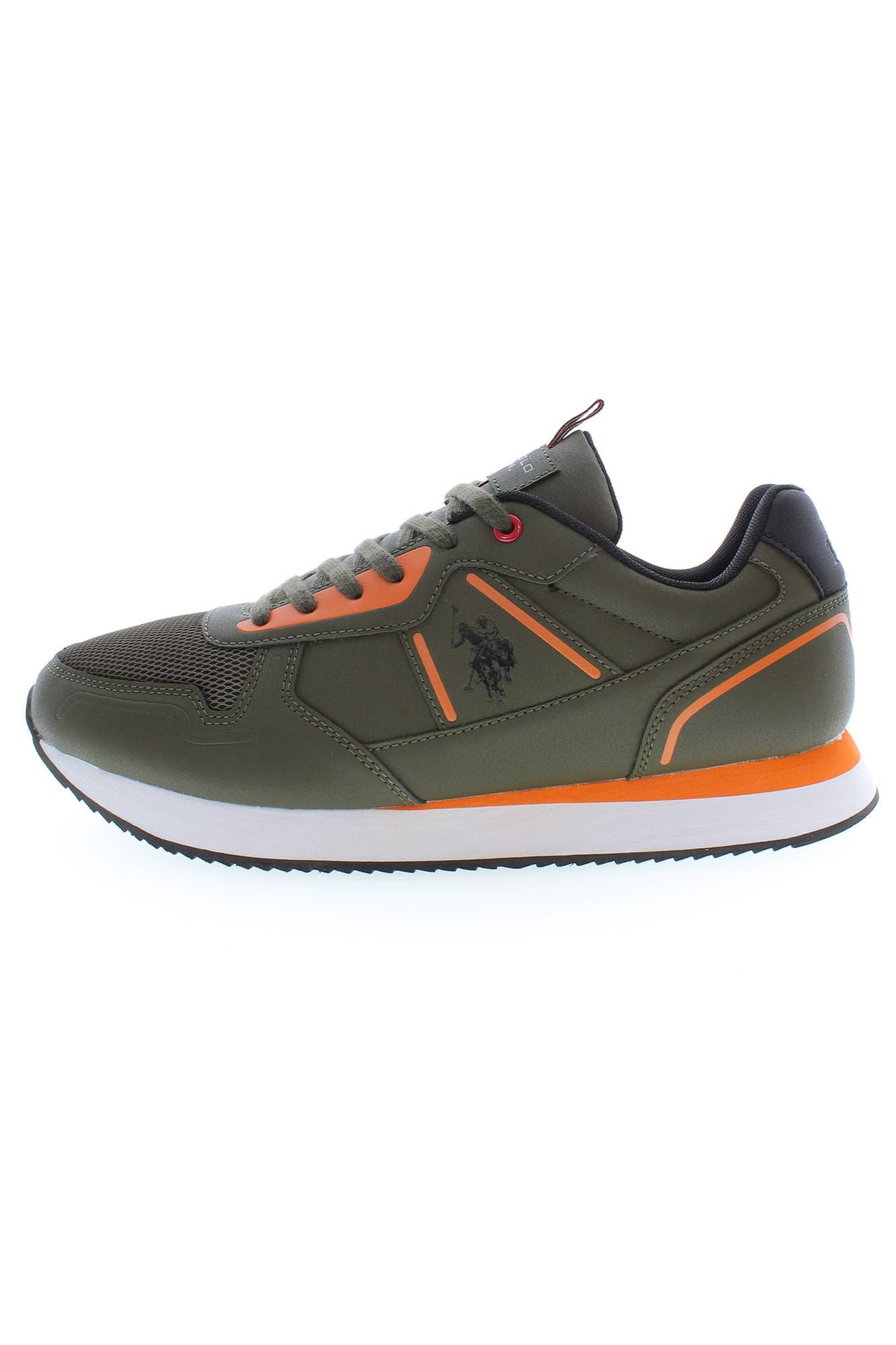 U.S. POLO ASSN. Sleek Green Lace-Up Sports Sneakers