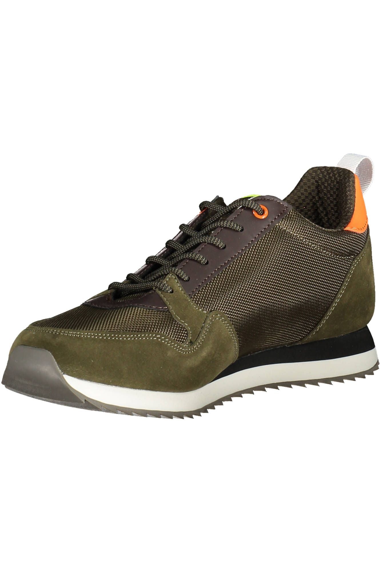 U.S. POLO ASSN. Green Contrast Lace-Up Sports Sneakers