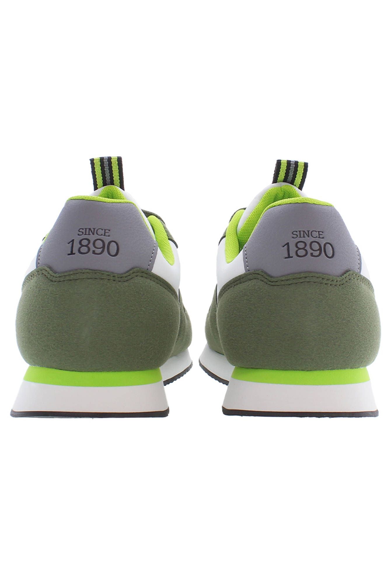 U.S. POLO ASSN. Green Lace-Up Sneakers with Contrasting Details