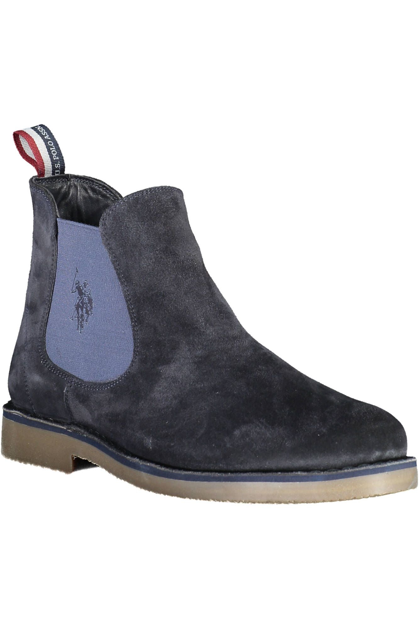 U.S. POLO ASSN. Chic Blue Ankle Boots with Logo Detail