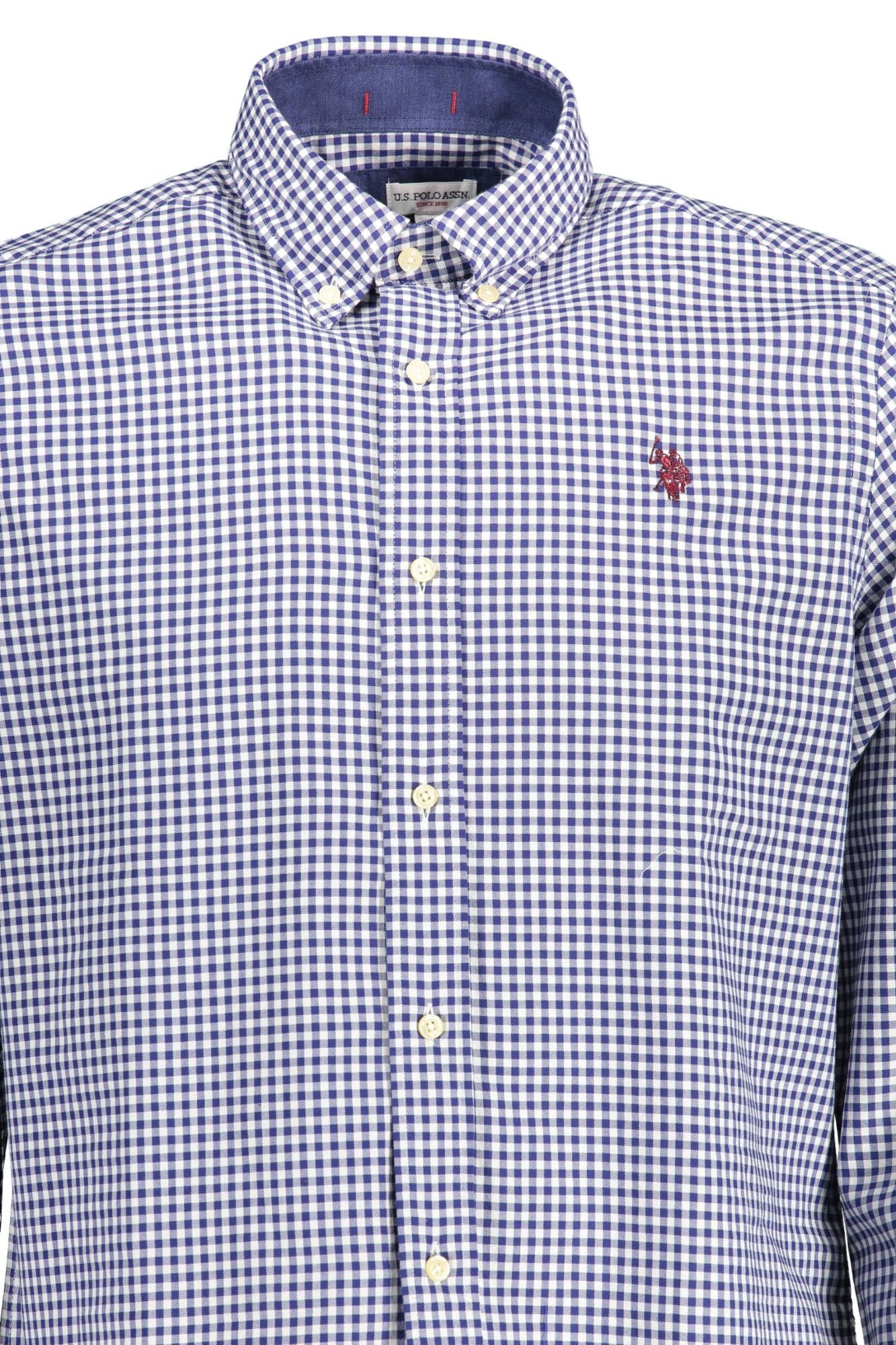 U.S. POLO ASSN. Elegant Light Blue Cotton Shirt for Men