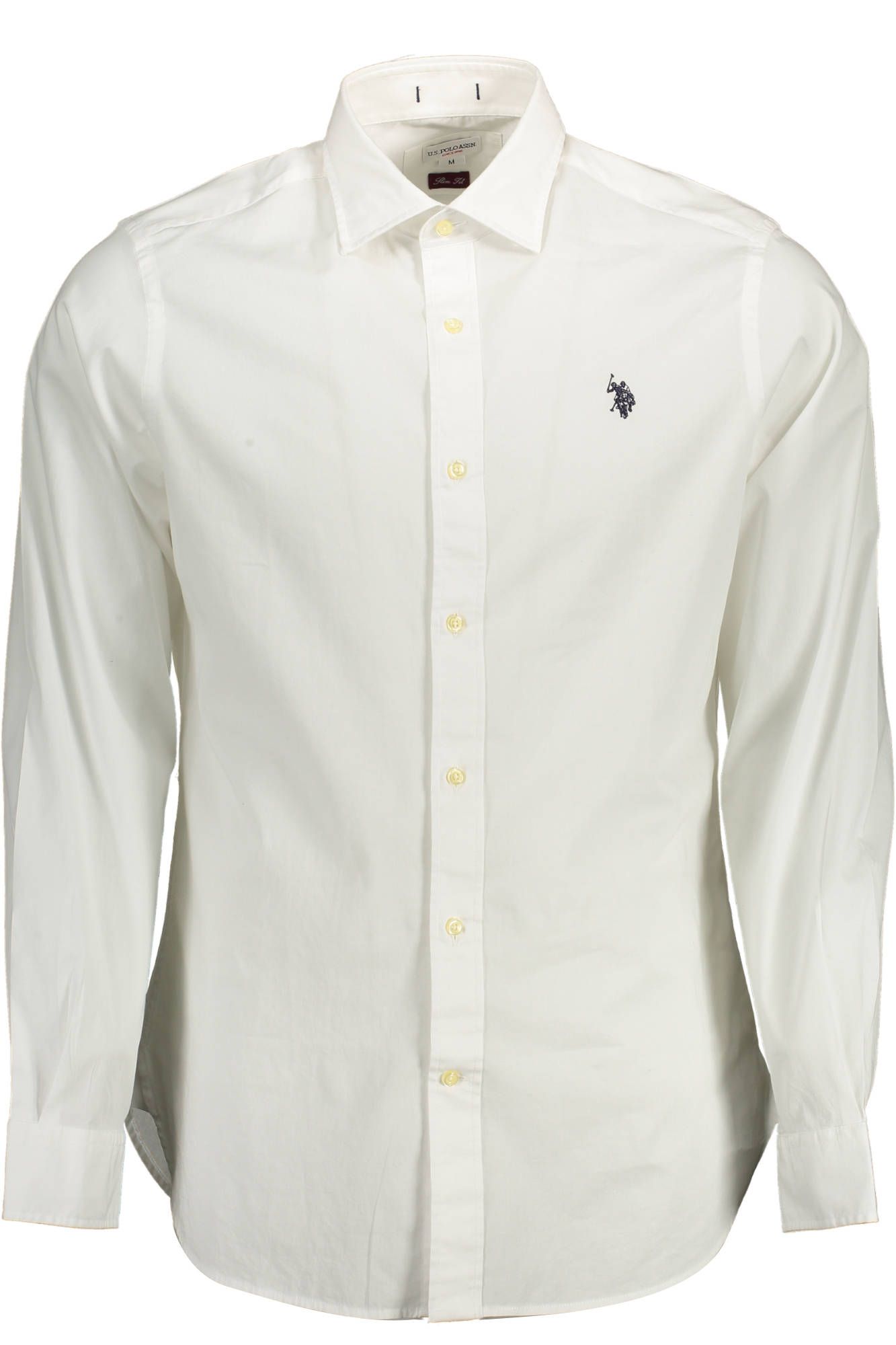 U.S. POLO ASSN. Elegant Slim Fit Long Sleeve White Shirt