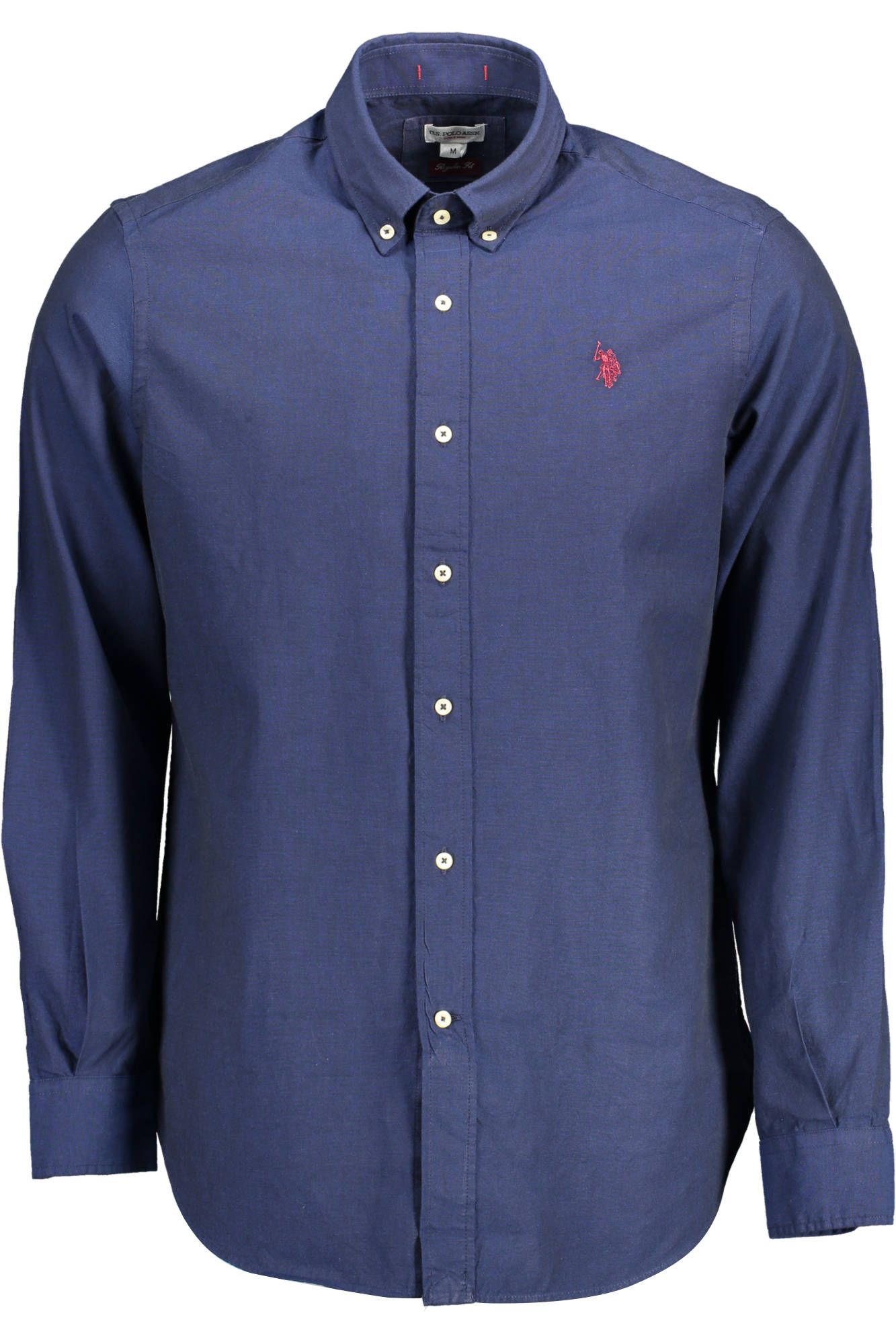 U.S. POLO ASSN. Elegant Blue Long-Sleeved Men's Shirt