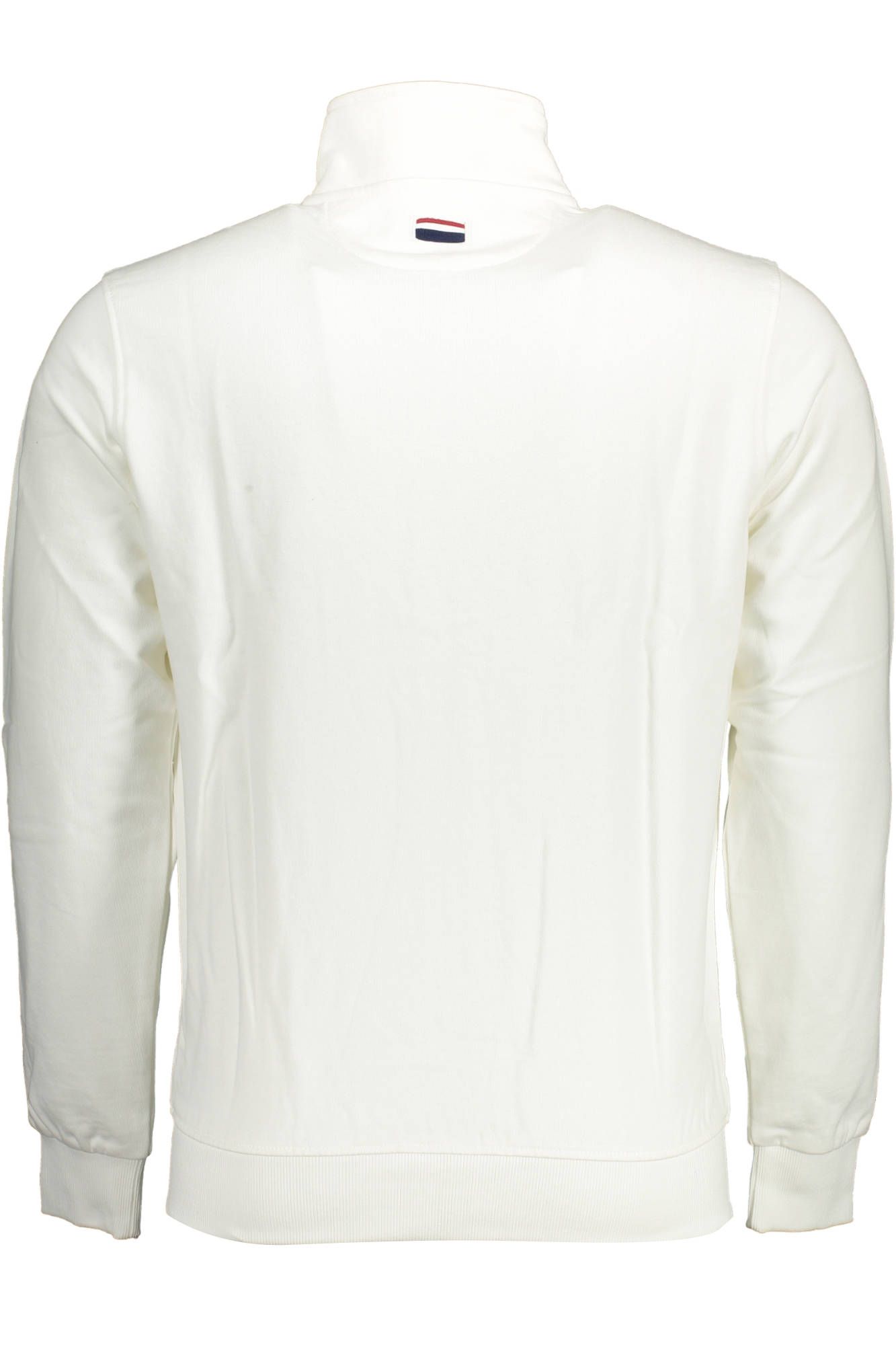 U.S. POLO ASSN. Chic White Embroidered Zip Sweatshirt